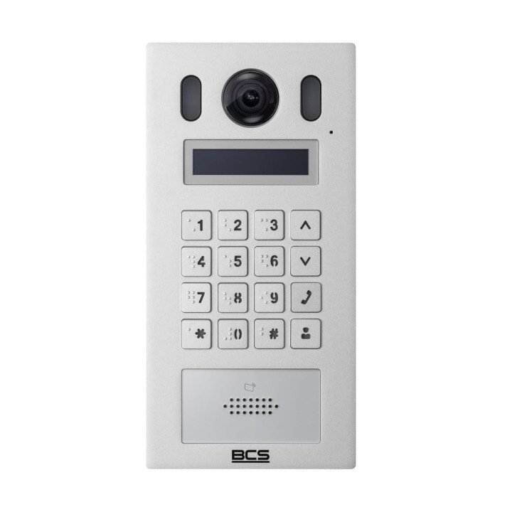 BCS BCS-PAN9211S-S Dual-System External Panel TCP/IP/SIP for Multi-Family Buildings