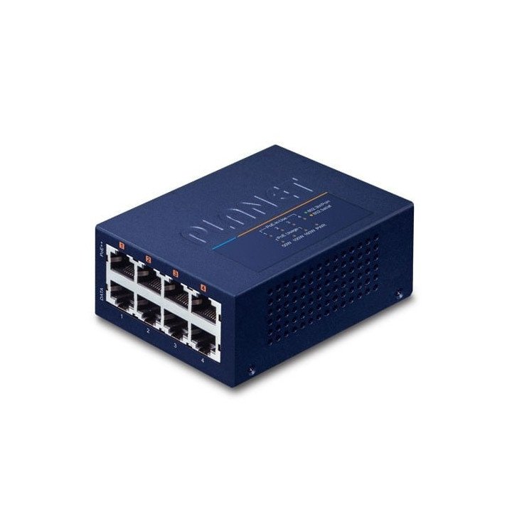 PLANET UPOE-400 4-Port Multi-Gigabit 802.3bt PoE++ Injector Hub (160W PoE Budget)