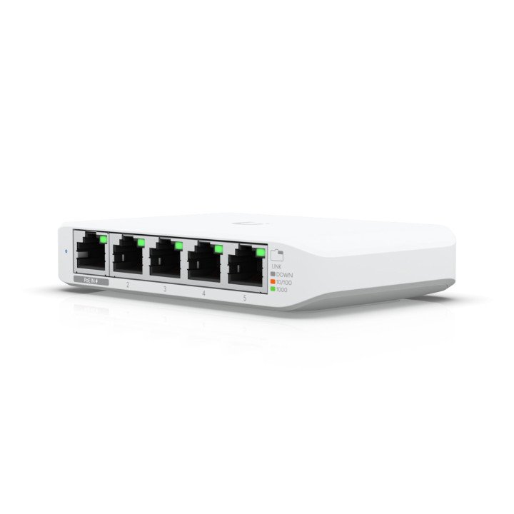 Ubiquiti UniFi Switch Flex Mini (5-pack) - Managed - Gigabit Ethernet - PoE (USW-FLEX-MINI-5)