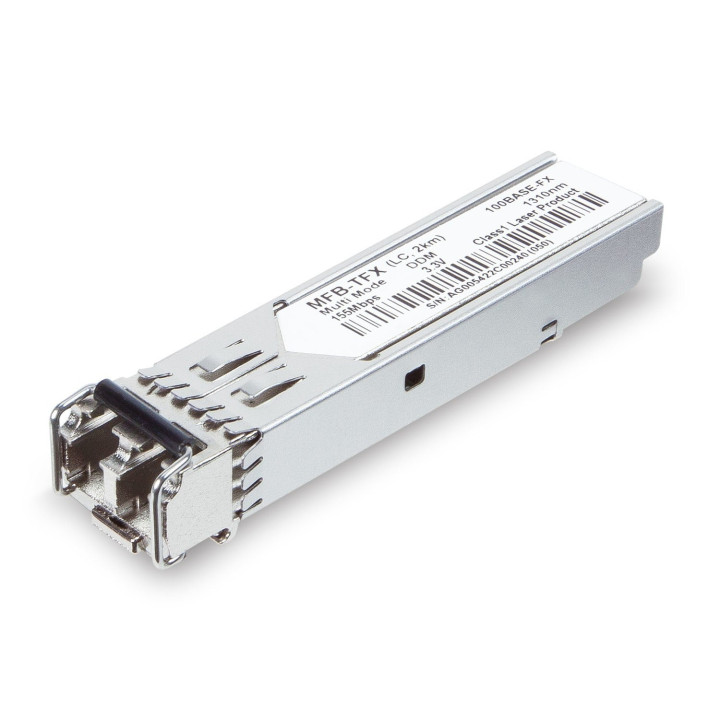 PLANET MFB-TFX-10PCS 100BASE-FX SFP siųstuvas-imtuvas (kelių režimų, 1310 nm, DDM, 2 km, -40 ~ 85 °C) - 10 pak.