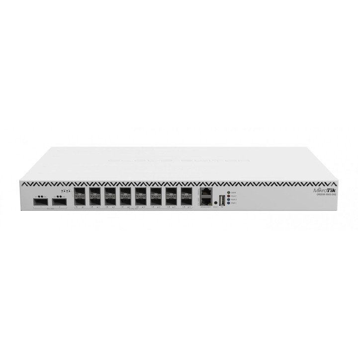 MikroTik CRS518-16XS-2XQ-RM Cloud Router Switch, 16x 25G SFP, 2x 100G QSFP, RouterOS L5