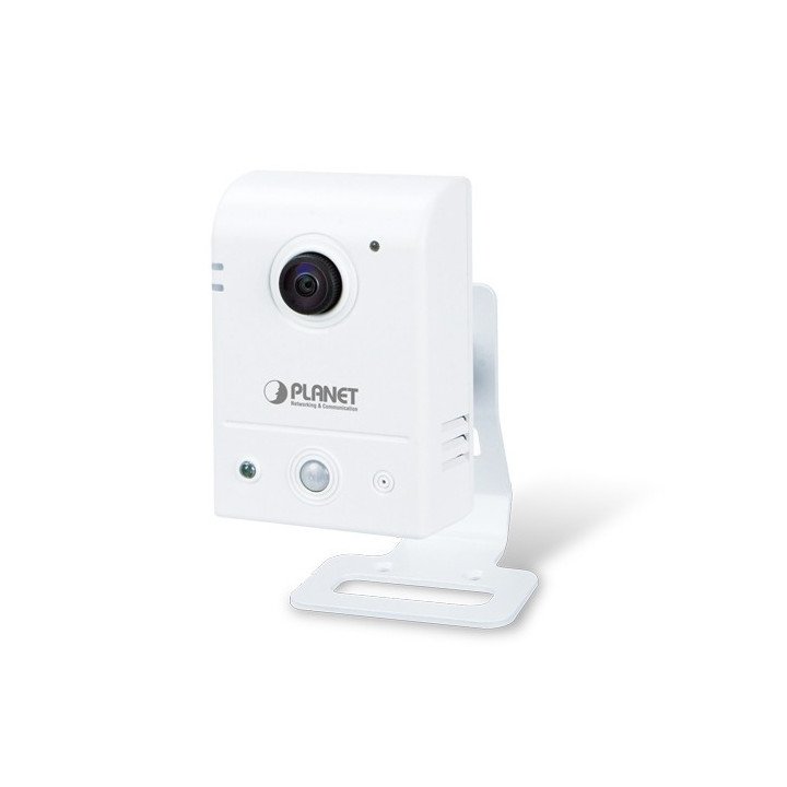PLANET ICA-W8100 Wireless Cube Fish-Eye IP Camera, 720p, 180° Panoramic, H.264, ONVIF