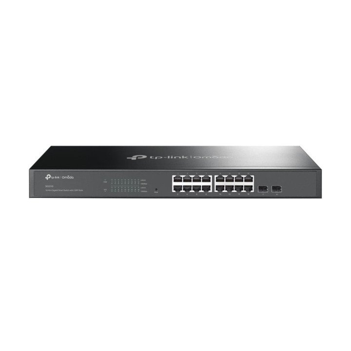 TP-Link SG2218 (TL-SG2218) JetStream 16-Port Gigabit Smart Switch with 2 SFP Slots