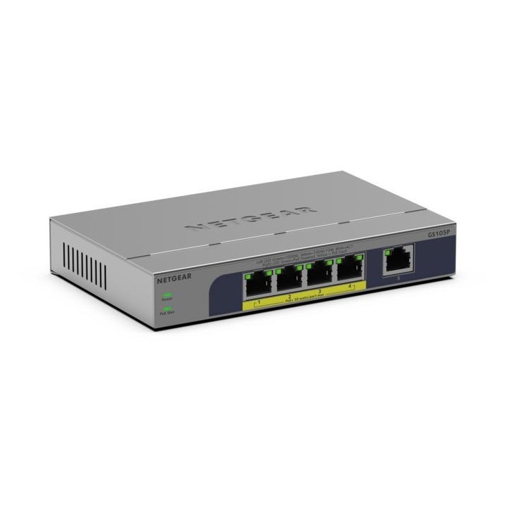 Netgear GS105P-300EUS haldamata Gigabit PoE lüliti