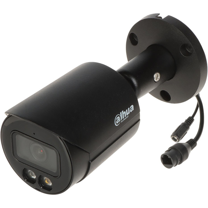 Dahua IPC-HFW2449S-S-IL-0280B-BLACK 4MP Smart Dual Light Fixed-focal Bullet WizSense Network Camera