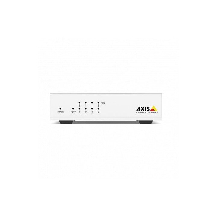 Axis 02101-002 Unmanaged PoE Switch, 10/100 Mbps, White
