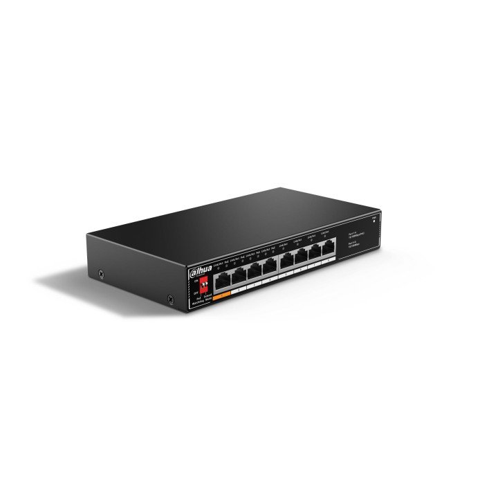 Dahua SF1008LP 8-Port Unmanaged Desktop Switch with 4-Port PoE