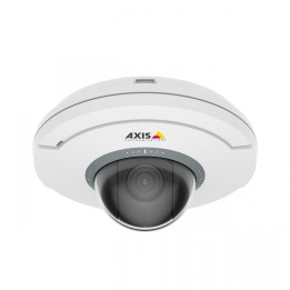 AXIS 02345-001 Dome IP Security Camera, 1280x720, Indoor, White