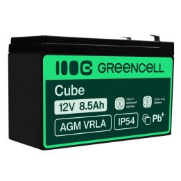 Green Cell AGM47 VRLA 12V 8.5Ah Maintenance-Free Battery