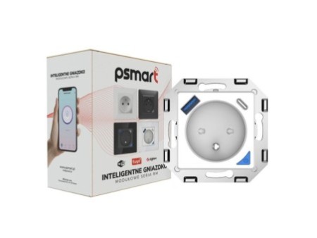 PSMART USB mērīšanas ligzda balta RM WiFi TUYA