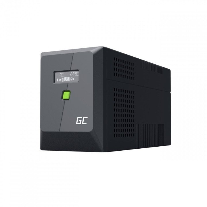 Green Cell UPSLM900 UPS 1500VA 900W Line-Interactive with LCD Display
