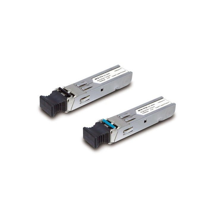 PLANET MFB-F120 Vienmoda 120km 100Mbps SFP šķiedras uztvērējs ar DDM