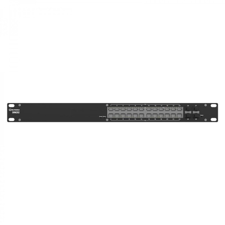 Teltonika SWM282 L2+ Managed Switch 24x ETH PoE Ports 4x SFP