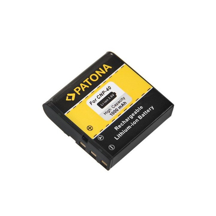 Patona NP-40 Replacement Battery 1000mAh Li-Ion for Casio Cameras