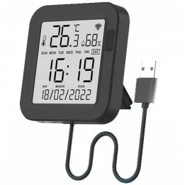 Temperatūros ir drėgmės jutiklis, universalus oro kondicionavimo nuotolinio valdymo pultas 3" IR WiFi TUYA