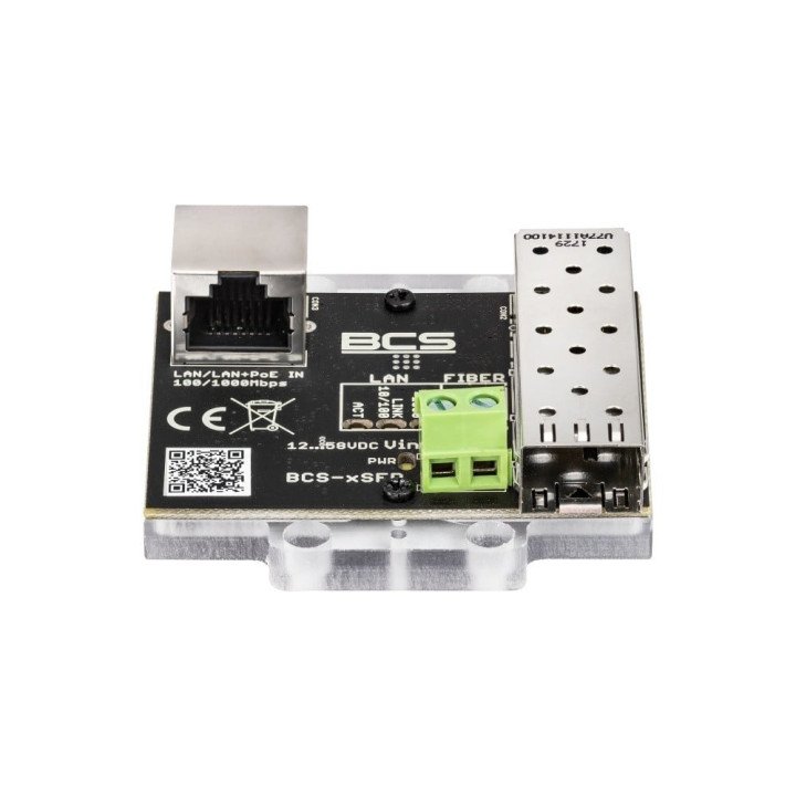 BCS BCS-xSFP UTP SFP Media Converter 10/100/1000Mbps with PoE