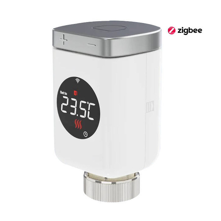 GTZ09 ZigBee TUYA termostatinė galvutė