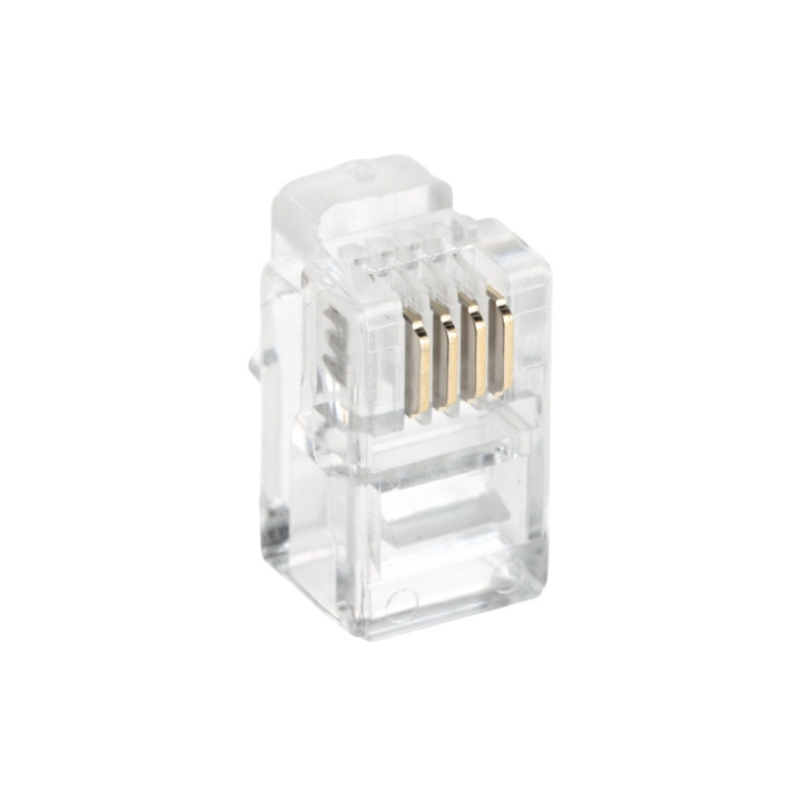 RJ9*P100 Telephone Connector Plug RJ9 Male 4P4C for Handset Cord