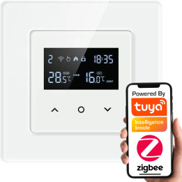 Psmart RM Smart Thermostat for Boiler/Heater 3A White ZigBee TUYA