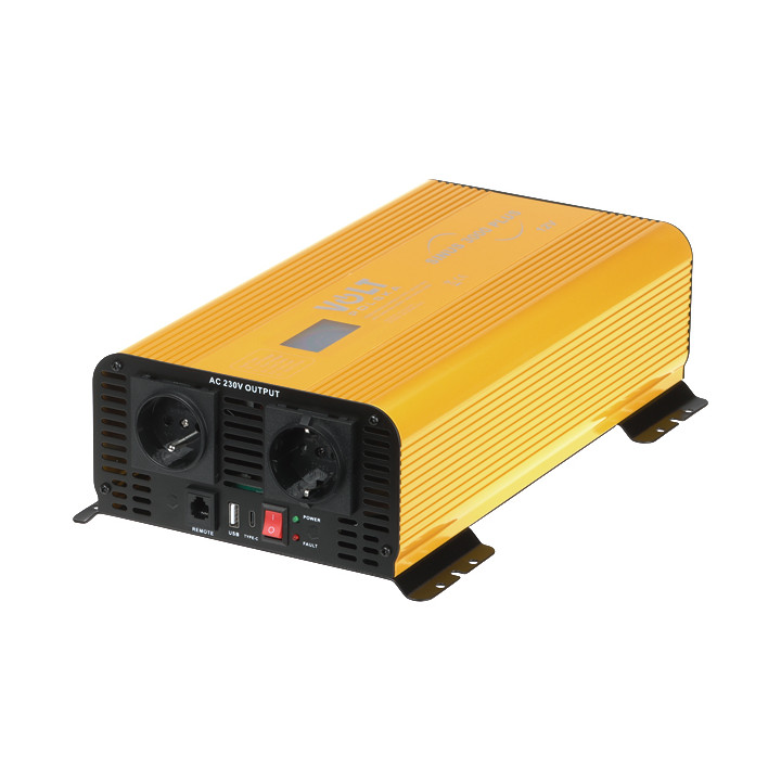 VOLT Polska SINUS-PLUS-3000-12/230V Pure Sine Wave Power Inverter 3000W 12V DC to 230V AC