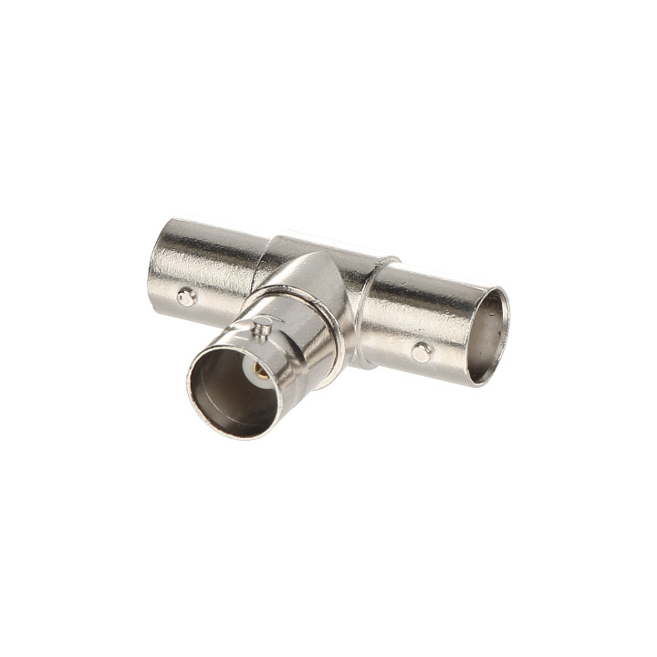 BNC-G/2BNC-G*P10 BNC Connector Male-Female 75 Ohm Silver