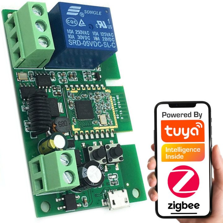 Bez sprieguma DC kontrolieris, kas savietojams ar ZigBee 3.0 vārtejām — TUYA, Sonoff, eWelink