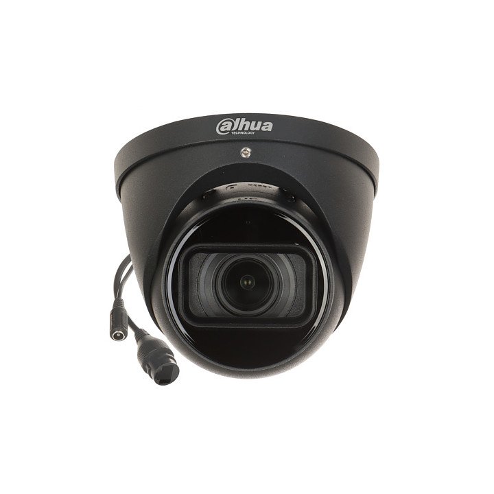 DAHUA IPC-HDW5442T-ZE-2712-S3-BLACK 4MP WizMind S Motorized Zoom Dome IP Camera with PoE, AI Analytics, 2.7-12mm Lens