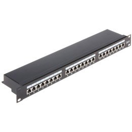 PP-24/RJ6-C/FTP-S Cat6 F/FTP Patch Panel 24-Port RJ45