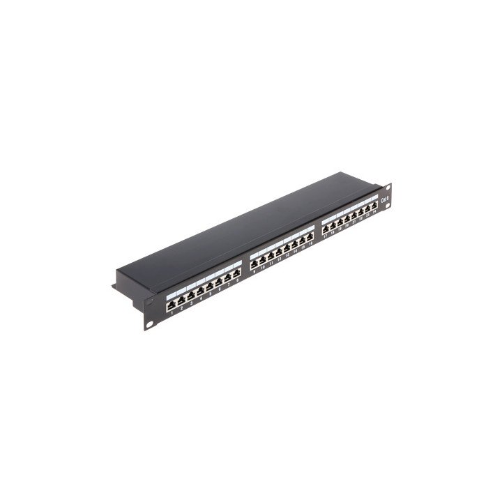 PP-24/RJ6-C/FTP-S Cat6 F/FTP Patch Panel 24-Port RJ45