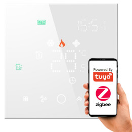 Термостат ZigBee 16A Белый Серия PS TUYA