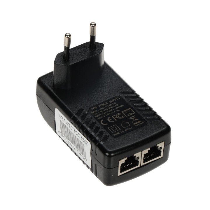 24V/1A PoE Power Supply 24W Industrial AC/DC Adapter 5907634593661