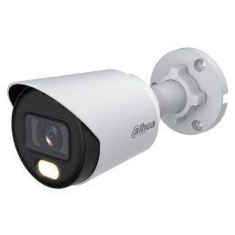 DAHUA HAC-HFW1239T-A-LED-0280B-S3 2MP Full-Color Analog Bullet Camera, 4-in-1 (AHD/TVI/CVI/CVBS), 2.8mm Lens, White Light