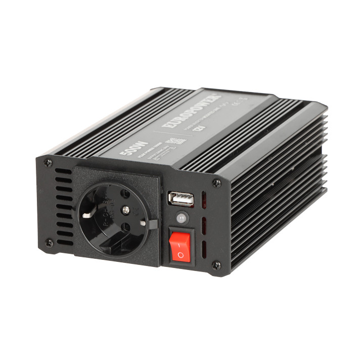 EUROPOWER INV/12/500/MS/S 500W 12V Modified Sine Wave Power Inverter