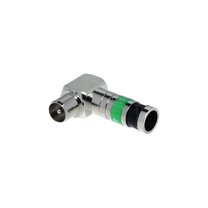 IEC-WK/ZAC-TRI113 Angled IEC C13 Power Connector, White