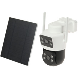 DELTA CCTV ICSEE-W41SD-SOLAR-AOV-4G 4MP Outdoor Solar 4G LTE IP Camera with PIR Detector and AOV