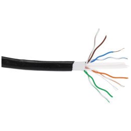 DAHUA PFM920-6UN-BLACK Cat6 U/UTP Patch Cable, 1m, Black