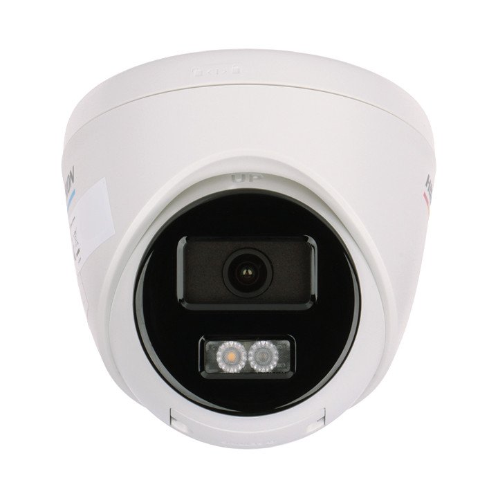 Hikvision DS-2CD1367G2H-LIUF/SL(2.8MM) 6MP ColorVu Turret IP Camera with PoE, 2.8mm Fixed Lens, Smart H.265+