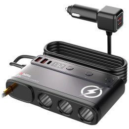 Xblitz XB-R10 Car Charger with USB-C Port – Universal Vehicle Power Adapter