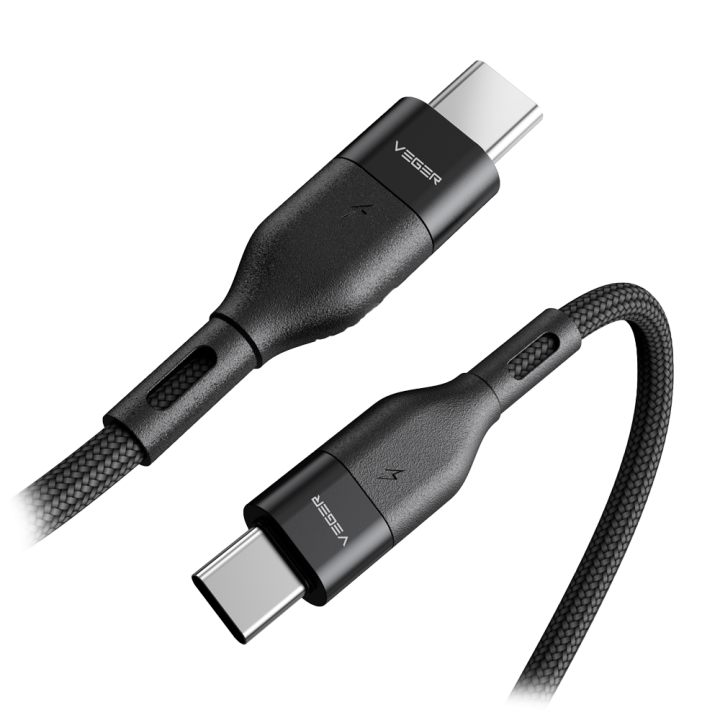 VEGER VG-CC01 Power Cable – Pure Copper, PVC Jacket, Black
