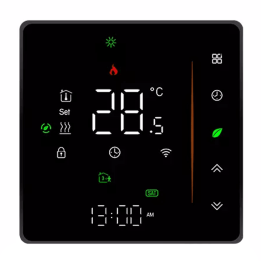 Tuya TR066C WiFi Smart Thermostat 16A Black