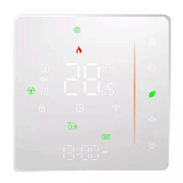 Viedais termostats 16A grīdas apsilde, balta ZigBee TUYA