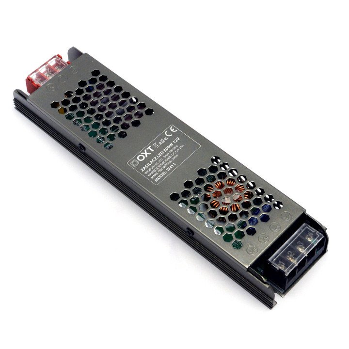 OXT LED Power Supply 12V 300W 25A Slim PRO W411