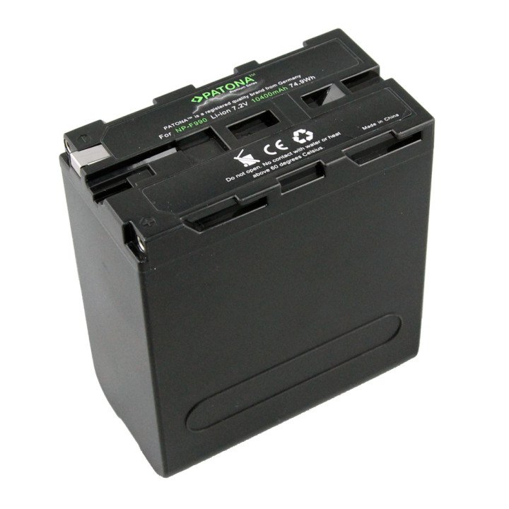 Patona PT1237 Battery Sony NP-F990 10400mAh Li-Ion Premium