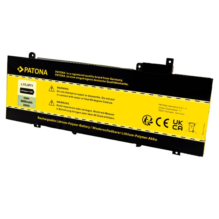 Patona PT2909 Laptop Battery for Lenovo ThinkPad T480S 4800mAh 11.55V Li-Pol