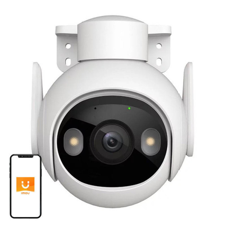 IMOU IPC-GS7EP-5M0WE-IMOU 3MP välis-IP/PoE-kaamera Wi-Fi, kahekordse valgustuse ja kahesuunalise heliga