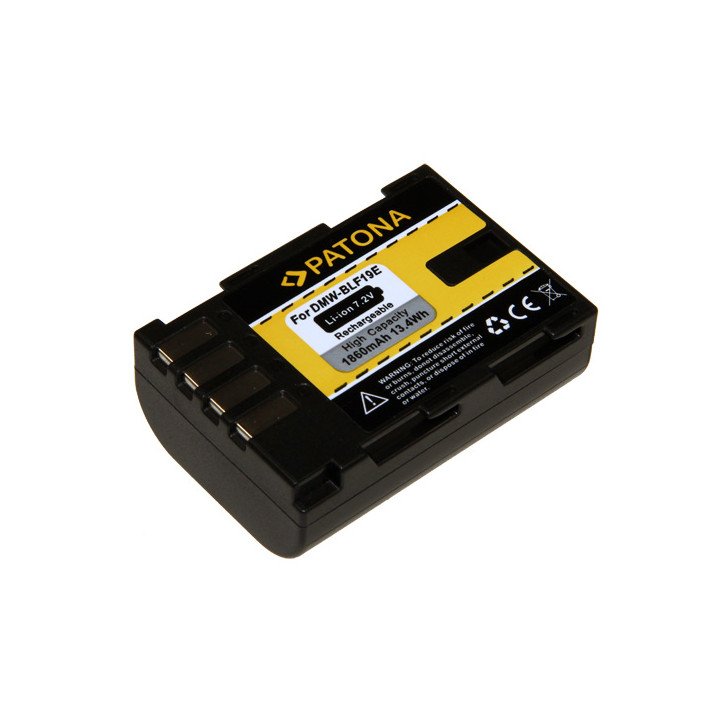 Patona PT1155 Battery for Panasonic DMW-BLF19 1860mAh Li-Ion