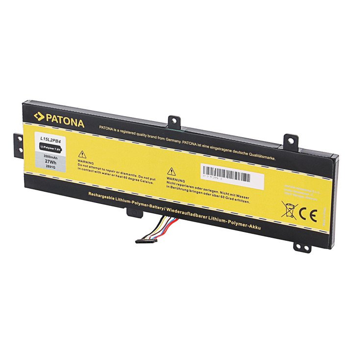 Patona PT2891 Laptop Battery for Lenovo Ideapad 310-15IBK, 3500mAh, 7.6V Li-ion