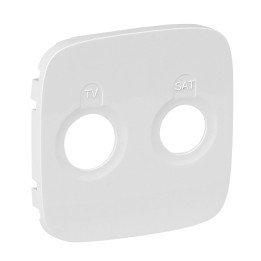 Cover plate Valena Allure - TV-SAT socket - white