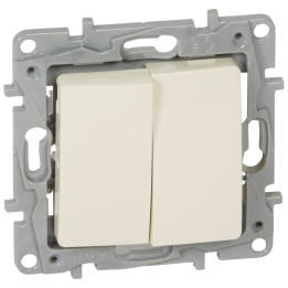 DOUBLE TWO-WAY SW.10AX IVORY