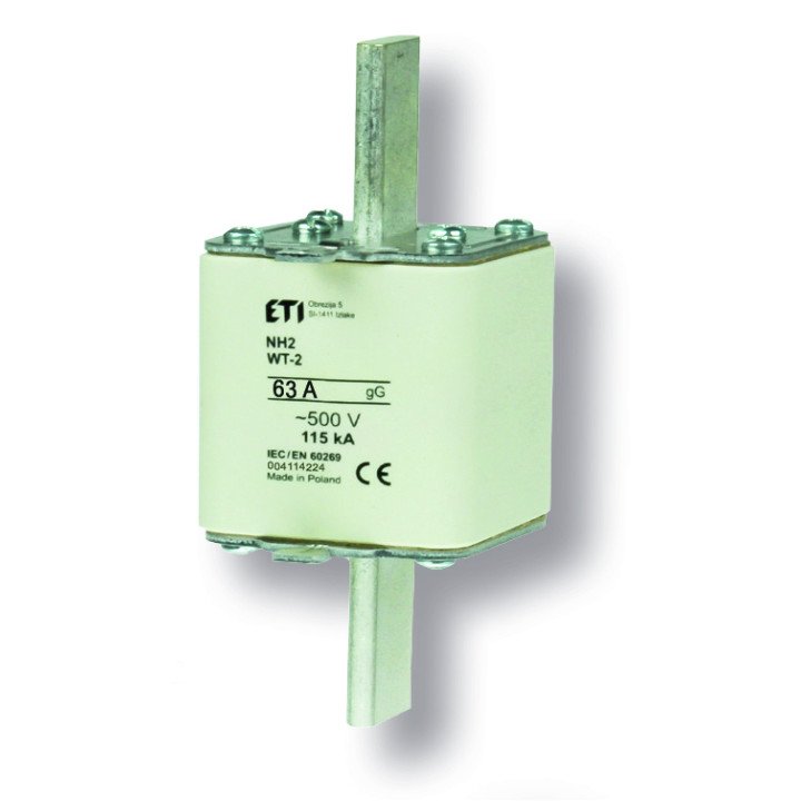 Fuse link, NH2/WT-2C gG 63A/500V